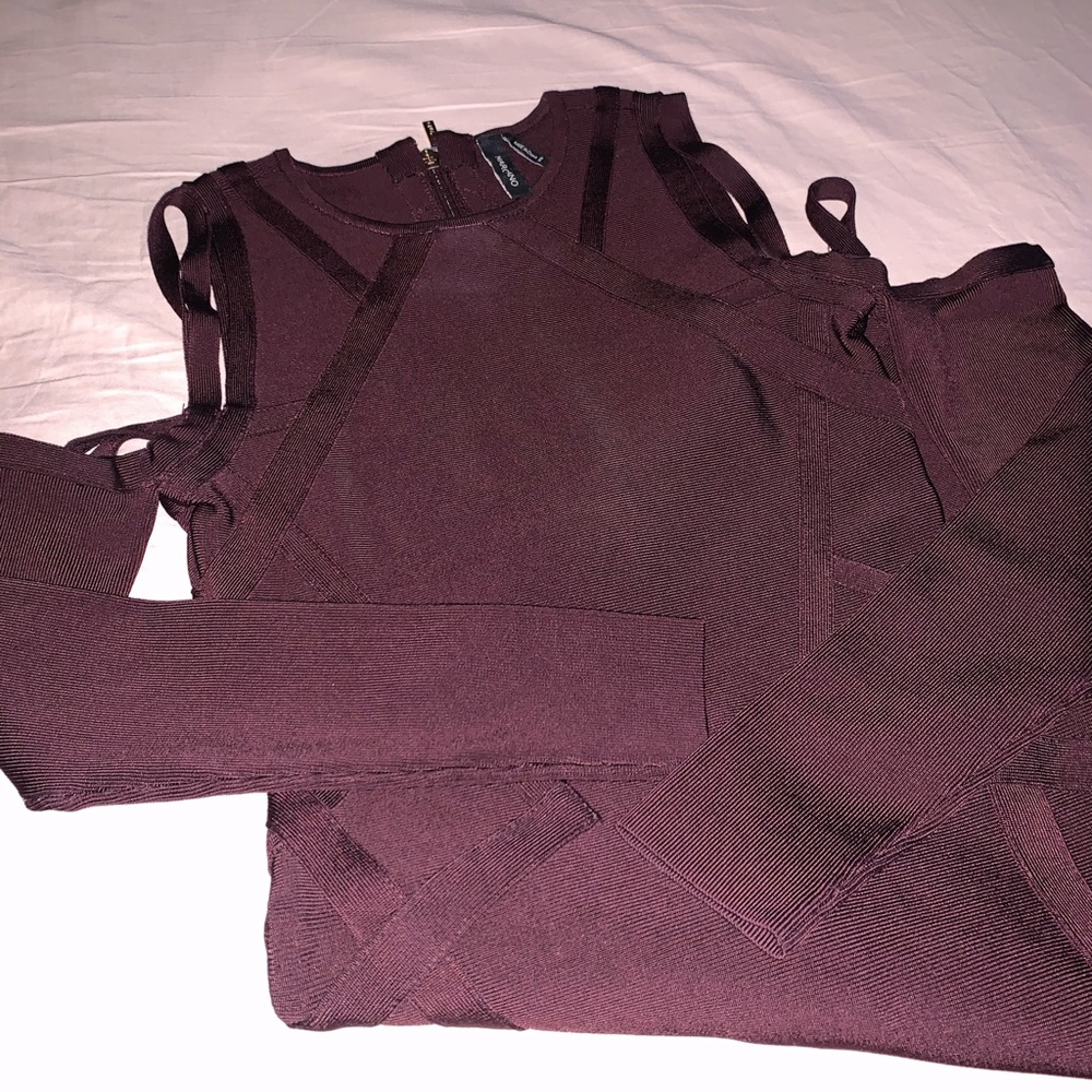 Guess by Marciano Plum Bandage Dress